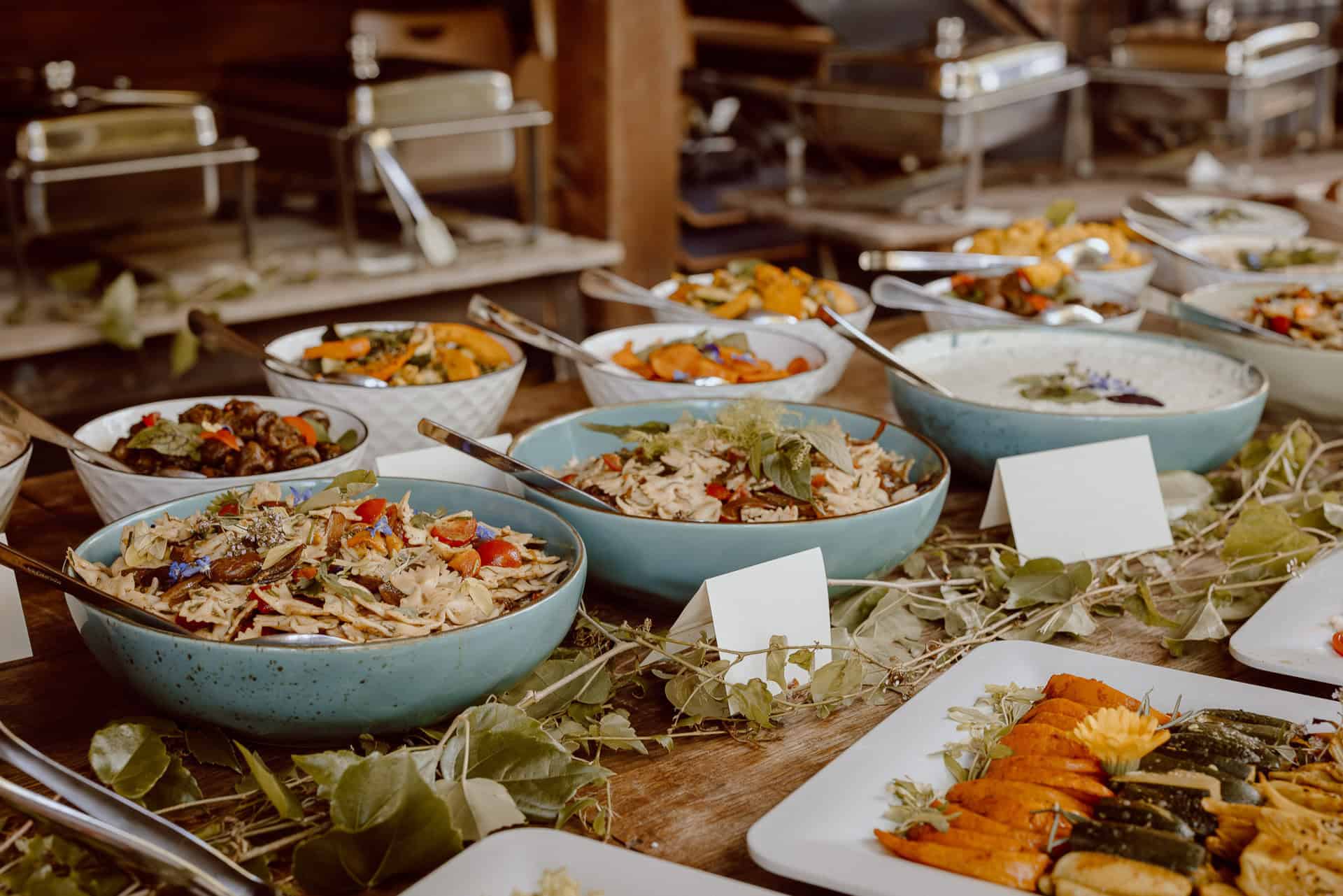 Hochzeit, Buffet, Speisen, festliche Mahlzeit, event, Hochzeitsfotografie, Julian Hübner.